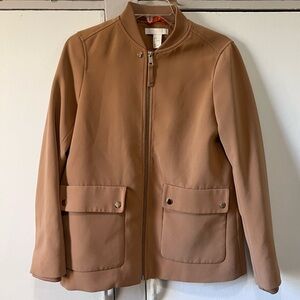 H&M Tan Bomber Jacket Women’s Size 6